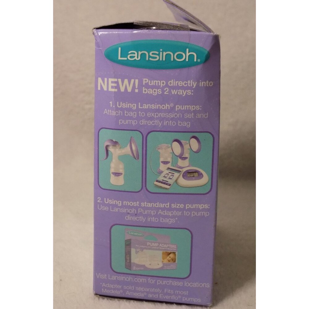 Breast Milk Storage Bags 50 Ct by Lansinoh Lot of 3 (150 Total Bags) - Picture 5 of 5